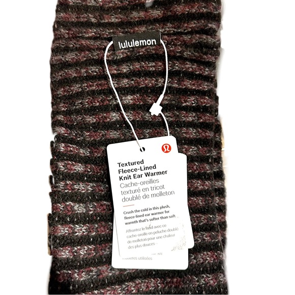 Lululemon Textured Fleece-Lined Knit Ear Warmer - Picture 7 of 8